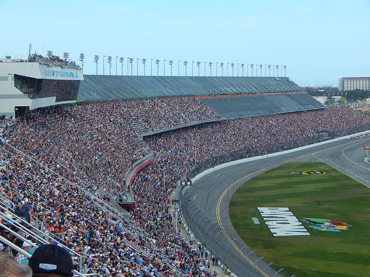 NASCAR fans packed grandstands